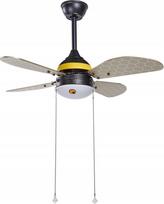 Lubinis ventiliatorius Beliani Black-Yellow DOLORES | 392757 Bel | 4255664825292
