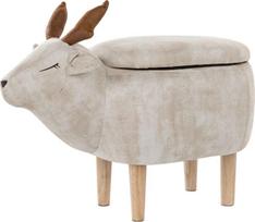 Beliani Pufas gyvūnas su daiktadėže beige REINDEER | 168529 | 4251682222716