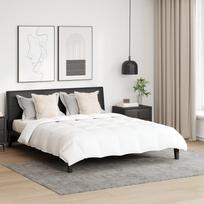 vidaXL Antklodė su pagalve 3 vnt White 240 x 220 cm Pūkas | 3376994 | 8721288610331
