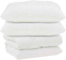 Antklodė Inny su pagalve 3 vnt. White 240 x 220 cm Mikropluoštas Lumarko! | 3377938 VidaXL | 8721288619778