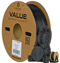 PrimaValue PETG plastikas 1.75mm 1kg - Black