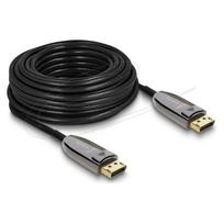 Delock Aktives Optisches Kabel DisplayPort 2.1 8K 60 Hz 40Gbps 15 m