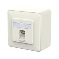 METZ CONNECT Anschlussdose E-DAT C6A LSA++ 1 Port AP reinwei