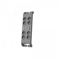 Surge protector power strip 8 sockets 4xUSB