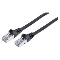 INTELLINET Netzwerkkabel Cat6A S/FTP CU LS0H 2m Schwarz RJ-45 Stecker / RJ-45 Stecker Vergoldete Kontakte