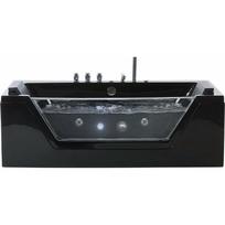 Wanna Beliani Wanna LED z hydromasażem 162 cm czarna SAMANA | 4251682234191 | 4251682234191