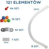 Masterkidz ML System Rur Do Tablicy STEM 121 elementów | ME14870 | 6955920014870
