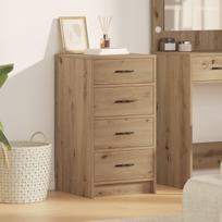 vidaXL Komoda Dąb rzemieślniczy Płyta MDF 40 x 41 x 75 cm Bufet | 865063 | 8721158850911
