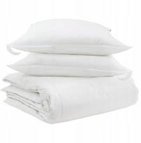 vidaXL Kołdra z poduszką 3 pcs Biały Puch Lumarko! | 3376984 VidaXL | 8721288610232