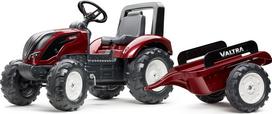 Falk Traktorek Czerwony Valtra S4 na Pedały z Przyczepką od 3 Lat | 3016204000125 | 3016204000125