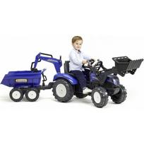 Falk Traktor na pedały New Holland + akcesoria niebieski | 3016203090233 | 3016203090233