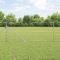 vidaXL Ogrodzenie pola 0,8x100 m stal galwanizowana | 3351469 | 8721158245830