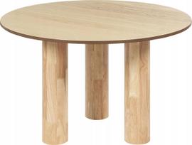 Beliani Stół do jadalni okrągły ⌀ 120 cm jasne drewno ORIN | 398763 Bel | 4255664828811