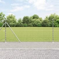 vidaXL Płot polowy 1.2x50 m ze stali ocynkowanej | 3351537 | 8721158246516