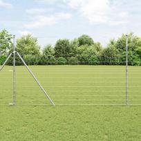 vidaXL Płot polowy 1.5x50 m ze stali ocynkowanej | 3351381 | 8721158244956