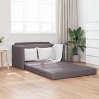 vidaXL vidaXL Sofa na podłodze 2 w 1  Szara 124x71x78 cm Sztuczna skóra | 4106710 | 8721158716309