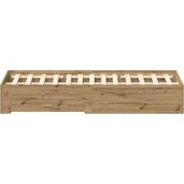 vidaXL Łóżko z szufladami Artisan Oak 180x200 cm Lumarko | 3333961 VidaXL | 8721158861245