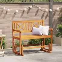 vidaXL Ławka gilotynowa dla 2 osób 110x59x97 cm Lite drewno akacjowe | 4105522 | 8721158784940