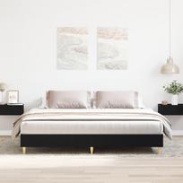 vidaXL vidaXL Stelaż łóżka Czarny dąb 200x200 cm | 3329278 | 8721158782960