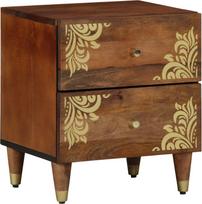 vidaXL vidaXL Szafki nocne 2 szt. 40x33,5x46 cm Lite drewno mango | 4018735 | 8721158497345