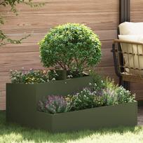 vidaXL Donica Oliwkowa 80x80x50 cm Stal walcowana na zimno (873581) | 873581 | 8721288593054