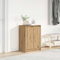 vidaXL Szafka na buty Artisan Oak 57x34x76 cm Drewno klejone (861876) | 861876 | 8721158707956