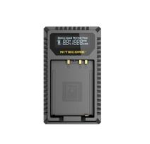 Nitecore FX1 USB dviejų akumuliatorių įkroviklis Fujifilm NP-W126 / NP-W126S akumuliatoriams
