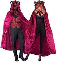 Apsiaustas, Aksomas su gobtuvu, Widmann, bordo, 140 cm