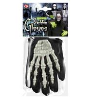 GLOW IN THE DARK 3D SKELETON GLOVES child size
