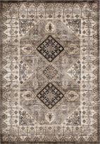 Kilimėlis DARLY-3 modelis 100x150 cm rudas/smėlio spalvos polipropilenas egiptietiško stiliaus