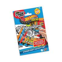 Lipdukų rinkinys Hot Wheels Monster Trucks HW30000, 40 vnt.
