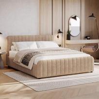 Lova SOMNELLA + Čiužinys SAPNAS 2 XL|160x200|Smėlio #4|Boucle