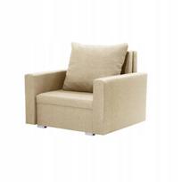 Fotelis MONDO Beige Spalvos Modernus Kompaktiškas 70x190 cm Miegamasis