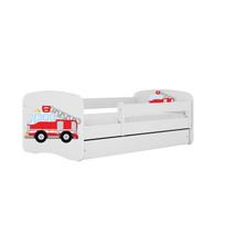Vaikiška lova su stalčiumi be čiužinio Kocot Kids Babydreams, 160x80 cm, balta