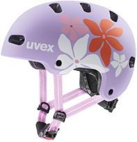 Vaikiškas dviratininko šalmas Uvex Kid 4 Style, violetinis
