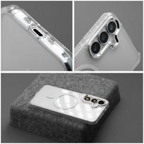 FRAME CLEAR HYBRID MAG COVER compatible with MagSafe for REDMI 15C (173.16 x 81.07 x 8.2) transparent case