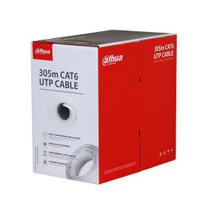 Dahua Cat6 UTP tinklo kabelis, 305m, CCA, baltas
