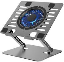 Laptop cooling stand, ART P12, 1 x USB A LED, aluminum