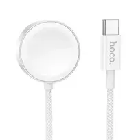 Hoco Wireless charger, 2.5W, USB-C compatible with Apple Watch and Samsung Watch CW59, white