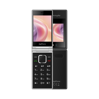 myPhone Tango 2 LTE | Black | 3.5 + 2.4 " | 48MB | 128MB | Dual SIM | 3G | Bluetooth | 5 | Main camera resolution 2 MP | 1700 mAh