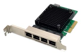 Digitus DN-10136 4-Port RJ45 RTL8125B, 2.5GBits Server NIC