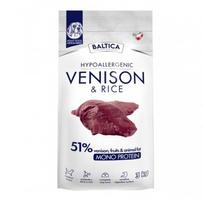 BALTICA Nutraceutic Hypoallergenic Medium breeds Venison with rice – sausas maistas šunims – 3kg