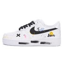 Nike Air Force 1 07 žemi krepšinio batai vyriški juodi balti CW2288-111(Komanda59-) 39