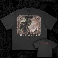 2026 Dark Souls 3 Spausdinti Marškinėliai Vyrams ir Moterims Vasariniai Medvilniniai Patogūs Laisvi Madingi Apvalia Kaklo Trumpomis Rankovėmis Viršutiniai Drabužiai 4XL