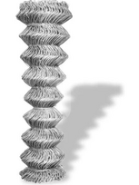 Tvoros tinklas, pintas, 1700 mm, 50x50 mm, ø2,2 mm, 10 m, ZN