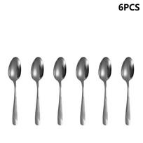 4/6/16/24pcs Stainless steel tableware set Diamond series silver tableware including knife, fork and spoon Western tableware