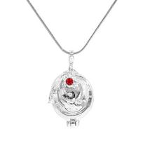 Movie Vampire Diaries Necklace Classic Elena Gilbert Locket Pendant Necklaces Women Men Cosplay Jewelry