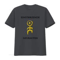 Einstürzende Neubauten Grupės Logotipo Spaudinys Vyriški Marškinėliai Mada  vintage Skalbti madingi Minkšti Kvėpuojantys Patogūs Unisex Laisvalaikio S