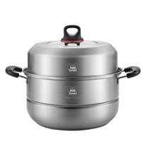 MAXCOOK 36cm 2 sluoksnių nerūdijančio plieno garų puodas