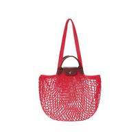 Longchamp Le Pliage Filet Madingas Drobės Pirkinių Krepšys Moteriškas Krepšys Raudonas 10121HVH548 Red